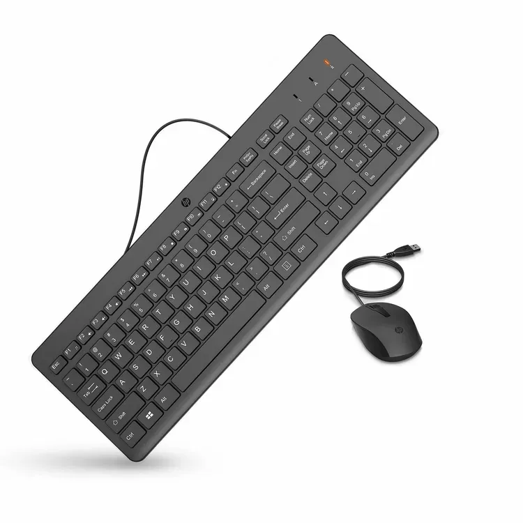 COMBO TECLADO MOUSE HP 150 ALAMBRICO NEGRO, vista 3